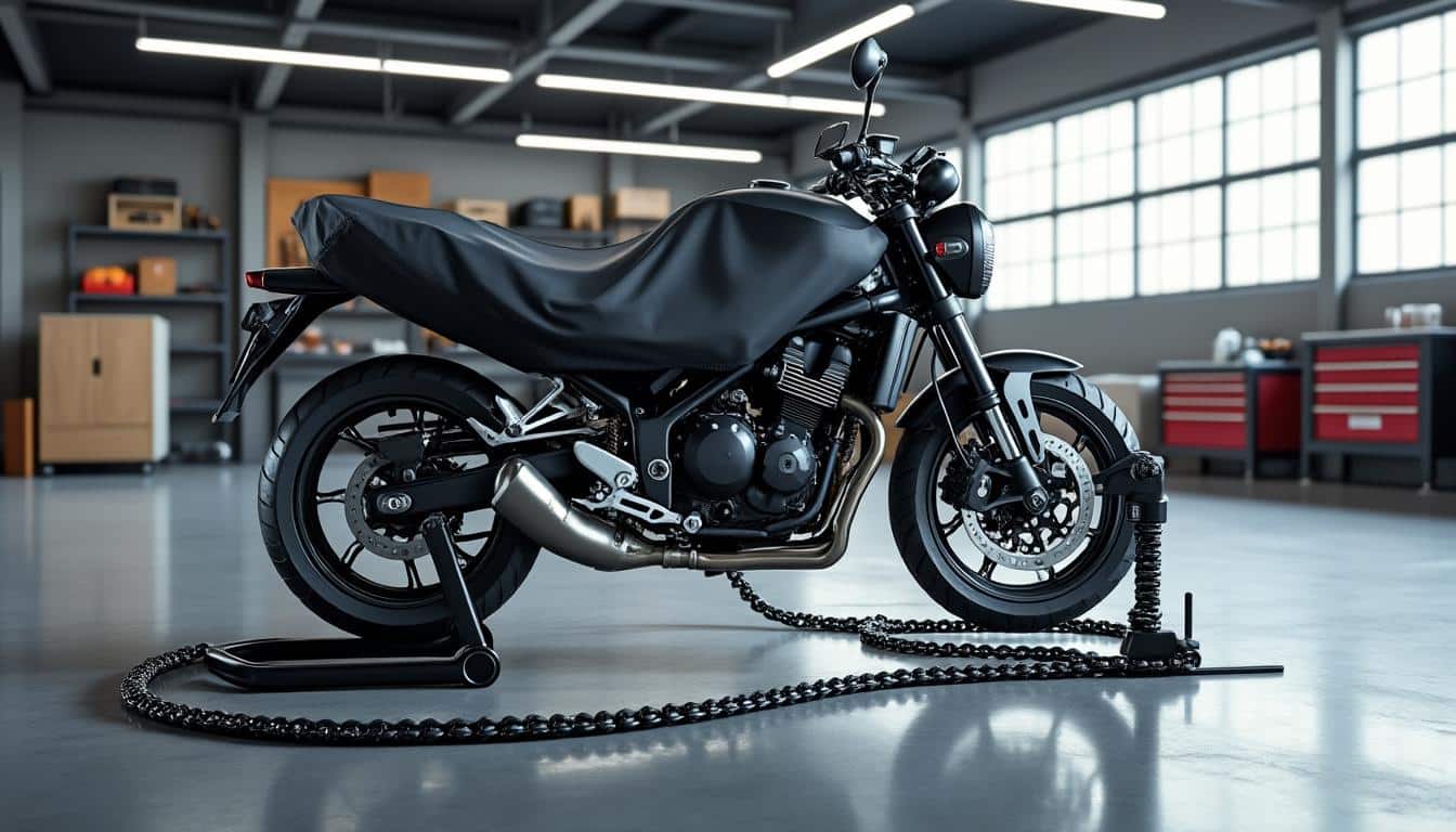 découvrez comment assurer efficacement une moto non roulante entreposée dans un garage, avec des conseils pratiques pour protéger votre véhicule en toute sérénité.